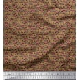 thumbnail image 1 of Soimoi Cotton Cambric Fabric Cross Sign,Triangle & Toucan Bird Fabric Prints by Yard 56 Inch Wide, 1 of 3