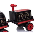 thumbnail image 3 of VOLTZ TOYS Additional Passenger Carriage for 12V Electric Ride-On Train, Detachable Extension Toy Wagon Trailer with Under-Seat Storage, All-Terrain Wheels, Black, 3 of 3