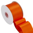thumbnail image 1 of Joycrosso Torrid Orange Ribbon 3 Inch Wide Thick Fabric Ribbon, 50 Yards Double Faced Satin for Chair Sash Bows Making Bouquet Sewing Christmas Decoration, 1 of 7