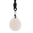thumbnail image 1 of lionlar Pendentif Collier en Pierre Fait Main Accessoires de Bijoux Femmes Hommes Ajustable Rose, 1 of 8