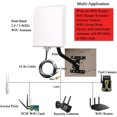 thumbnail image 2 of Outdoor Dual-Band WiFi Antenna Kit - 2.4GHz/5GHz Directional Panel with 16ft Cable, 2 of 5