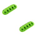 thumbnail image 3 of braveheart Silicone Cable Winder Desktop Management Clip Cable Holders Cable Organizer Good green 2Set, 3 of 6