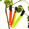 thumbnail image 1 of Marqueurs de Sentier Haute Visibilité, avec Pinces, Pointes d'Arbre Réfléchissantes, PVC, Ensemble de Marqueurs de Sentier Réfléchissants en Fer pour la Randonnée, la Chasse en Plein Air, 12 Pcs, 1 of 7