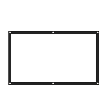 Mistaha 60 inch Projection Screen Portable Foldable Projection Screen 16:9 Polyester Projector Screen for Home