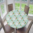 thumbnail image 3 of Rongfmy Round Tablecloth Waterproof Polyester Tablecloth Indoor Furnishing H - 150cm (60 Inch), 3 of 6