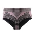 thumbnail image 1 of XZNGL Femmes Couleur Bordure en Dentelle Shorts Taille Haute Gainants Culottes Gainantes Contrôle du Ventre, 1 of 1
