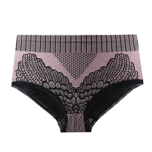 XZNGL Femmes Couleur Bordure en Dentelle Shorts Taille Haute Gainants Culottes Gainantes Contrôle du Ventre