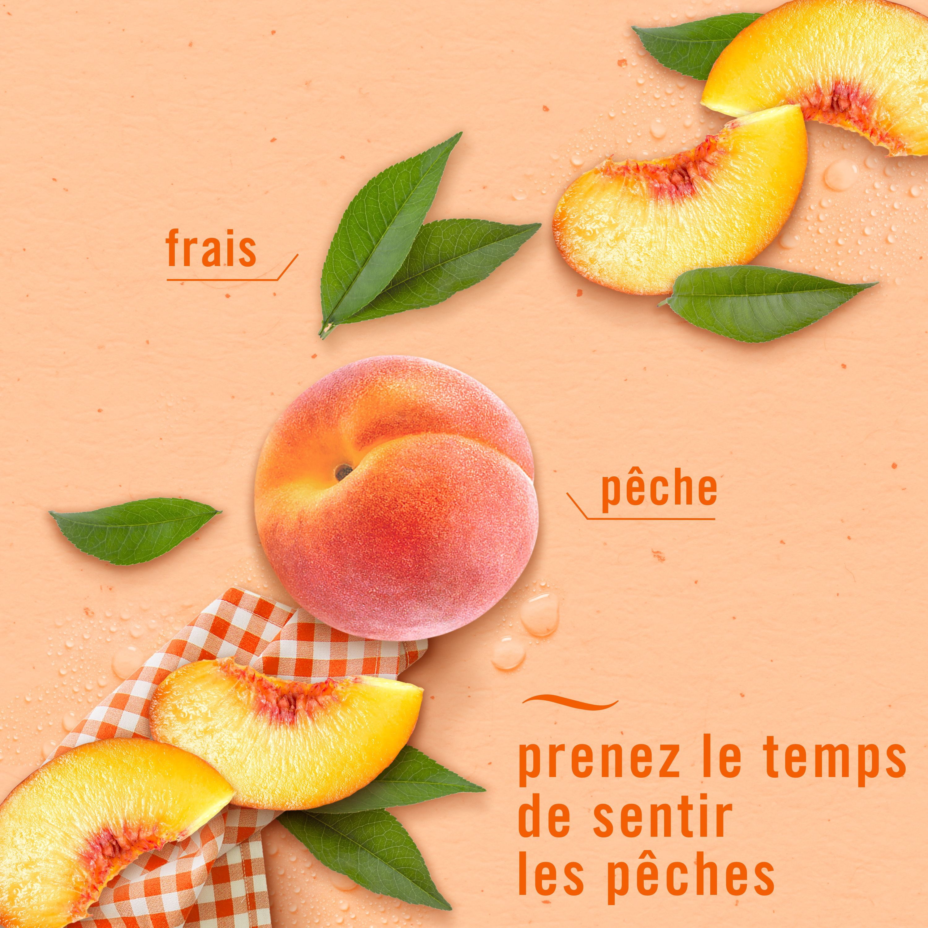 Febreze Plug In Air Freshener, Odor-Fighting Scented Oil Refill, Juicy Summer Peaches Scent, 4 Refills
