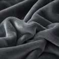 thumbnail image 2 of Mainstays Plush Blanket Gray T, 2 of 8