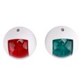 thumbnail image 3 of Filfeel 2 Pcs Lumières de Signalisation de Navigation, Lampe de Signalisation 12V-24V Rouge Vert LED Étanche Lumière de Navigation de Bateau, 3 of 8