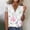 Pink, variant on Western Tops for Women Fashion Summer Sexy Fold Printed Regular Women Short Sleeves V Neck Button Top Womens Tops And Blouses on Clearance