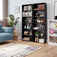 thumbnail image 3 of Homfa 6 Tier Tall Bookshelf and Bookcase, Wooden Bookcase Display Shelf for Living Room Home Office Library Storage, Black, 3 of 6