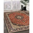 thumbnail image 2 of Ahgly Company Tapis d'Intérieur Rectangulaire Traditionnel Safran Rouge Persan, 7' x 9', 2 of 6