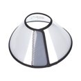 thumbnail image 2 of ANGGREK Dog Elizabethan Collar, Adjustable Plastic Pet Cone Collar Translucent For Wound Healing, 2 of 8