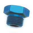 thumbnail image 3 of SpeedFX Fitting Plug/Fitting Cap 560614 Fitting Plug/Fitting Cap; Pipe Plug Fitting; -6AN; Anodized; Blue; Aluminum; Single, 3 of 3