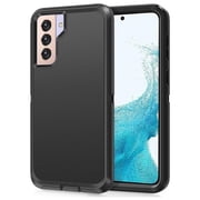 Supershield Defender Case for Samsung Galaxy S22 Plus 5G, Galaxy S22 5G Phone Case Heavy Duty Shockproof Dustproof 3 in 1 Rugged Protective Bumper Cover - DBlack