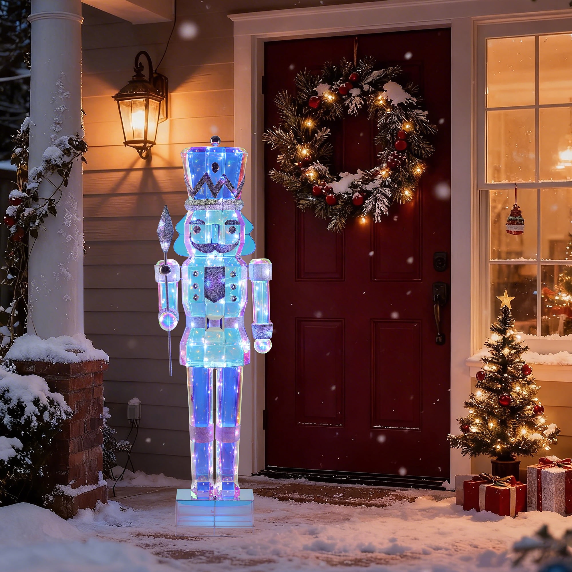 HOLIDAY TIME PL 72 IN IRID NUTCRACKER HOME DECORATION