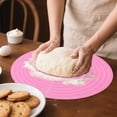 thumbnail image 1 of Placemat 2 Round Silicone Baking Mat for Non- Dough Rolling and Kneading Pad with Thick Durable for Kitchen and Countertop, 1 of 3