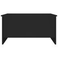 thumbnail image 2 of vidaXL Coffee Table Black 80x55.5x41.5 cm Engineered Wood, 2 of 5