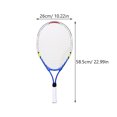 thumbnail image 2 of UPGRATOR 1Set Alloy Tennis Racket with Oxford Bag Durable Blue Racket for Teenagers Youth Players, 2 of 7