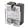 thumbnail image 1 of Relais DC à AC, Anti-Choc Installation Facile Module SSR 100A 24-480VAC pour Système de Sécurité, 1 of 8