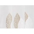 thumbnail image 2 of Safdie & Co. Curtain Panel Embroidered Double Leaf 84L TaupeWhite, 2 of 3