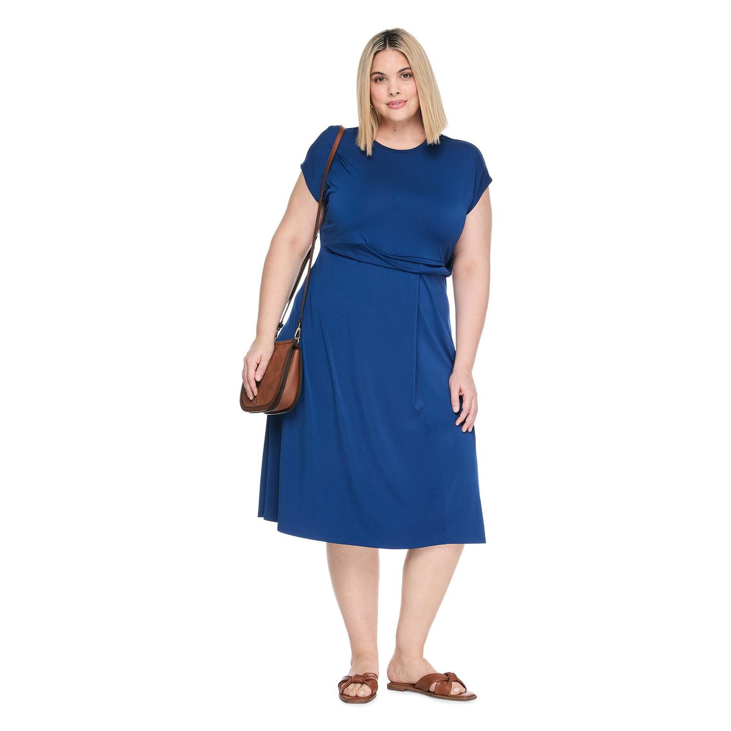 Robe avec motif croisé à l’avant Lane Bryant Plus pour femmes