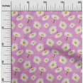thumbnail image 2 of oneOone Rayon Light Pink Fabric Floral Craft Projects Decor Fabric Printed By The Yard 56 Inch Wide, 2 of 4