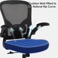 thumbnail image 4 of Chaise de Bureau Ergonomique avec Soutien Lombaire, Accoudoirs Rembourrés Relevables, Chaise d'Ordinateur en Maille pour Cadre, Chaise de Travail, 320 Lb, 4 of 10