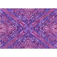 thumbnail image 1 of Ahgly Company Machine Washable Indoor Rectangle Transitional Dark Magenta Purple Area Rugs, 6' x 9', 1 of 7