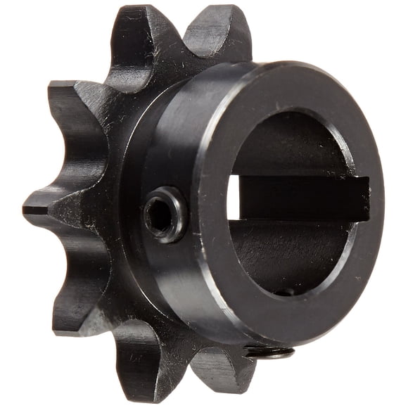 TSUBAKI - H50B10F-1 Tsubaki 50B10F-1 Finished Bore Sprocket Single Strand Inch #50 ANSI No. 5/8"" Pitch 10 Teeth 1"" Bore