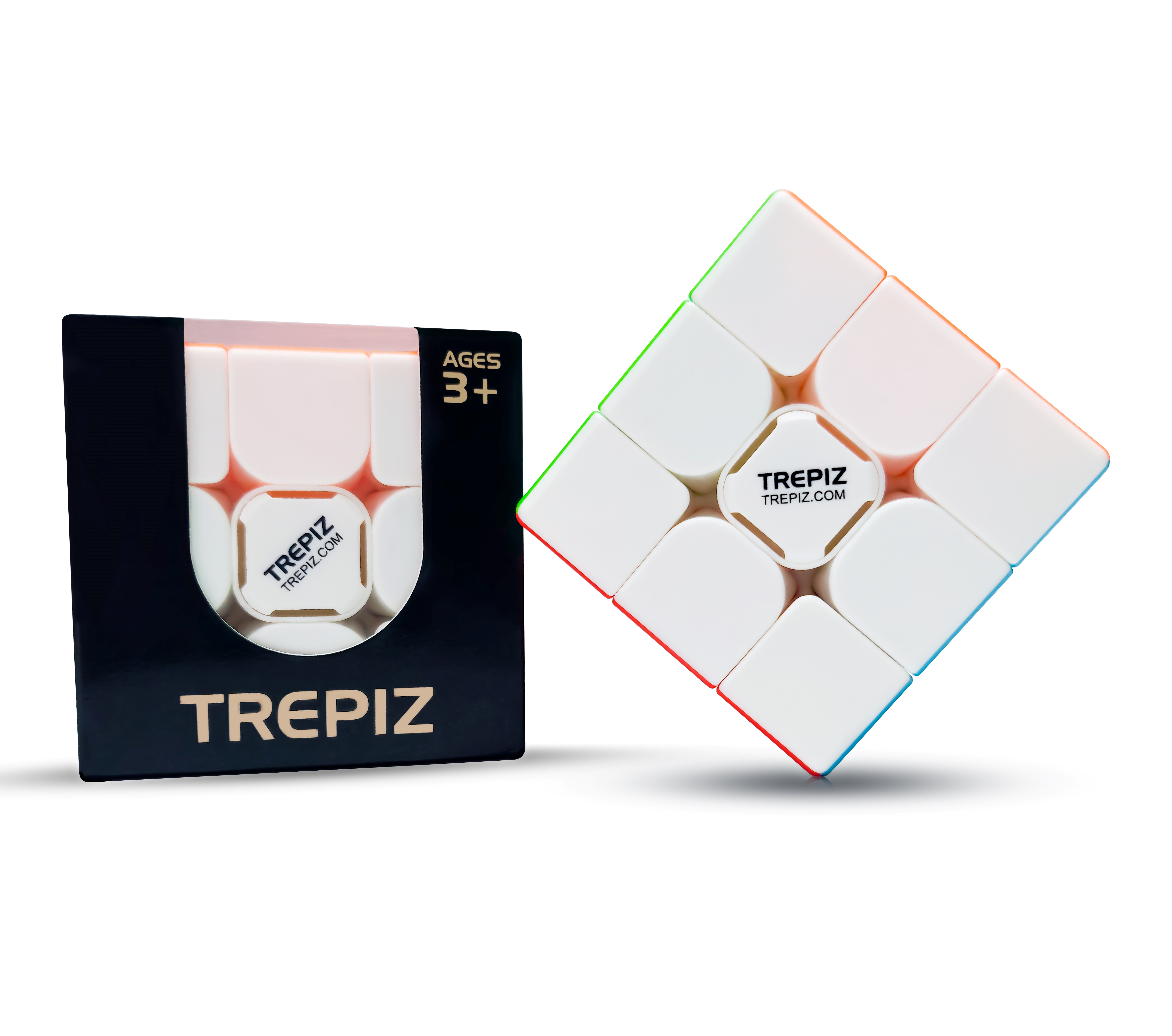 Trepiz - Speed Cube 3x3 - Buttery Smooth, Ultra Durable Magic Cube