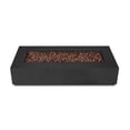 thumbnail image 3 of Real Flame Aegean 70" Rectangle Steel Propane or Natural Gas Fire Pit Table in Black, 3 of 7