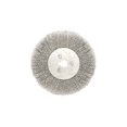 thumbnail image 1 of Amdohai 6-Inch Bench Wire Wheel Brush Stainless Steel for Bench Grinder Polishing Deburring Rust & Paint Removal 1pc, 1 of 6