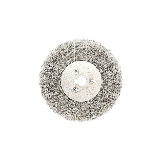 Amdohai 6-Inch Bench Wire Wheel Brush Stainless Steel for Bench Grinder Polishing Deburring Rust & Paint Removal 1pc