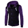 thumbnail image 1 of Baseball Jacket Men Mens Fashion Casual Jacket Outdoor Single-breasted Jacket Tooling Baseball Uniform Jacket, 1 of 3