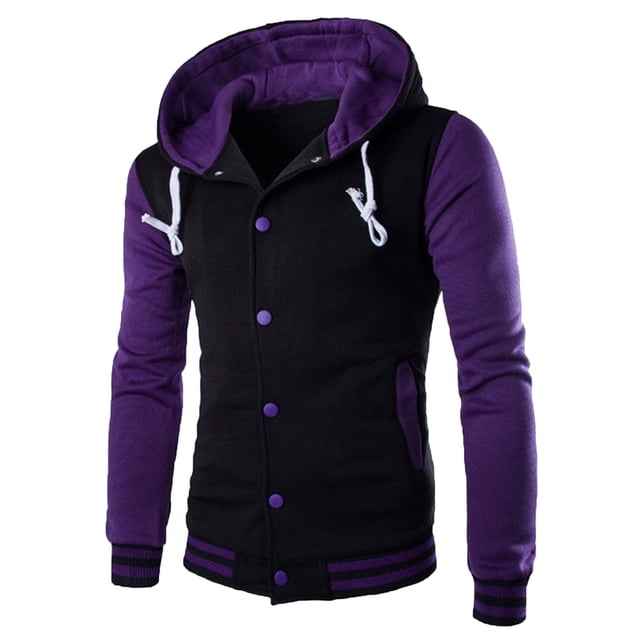 Baseball Jacket Men Mens Fashion Casual Jacket Outdoor Single-breasted Jacket Tooling Baseball Uniform Jacket