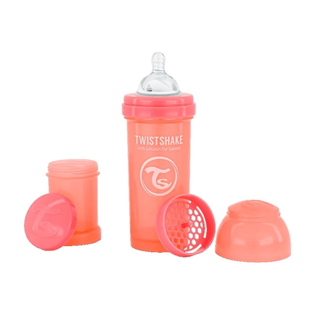 Twistshake Anti-Colic Bottle 260ml BPA-Free Pastel Pink