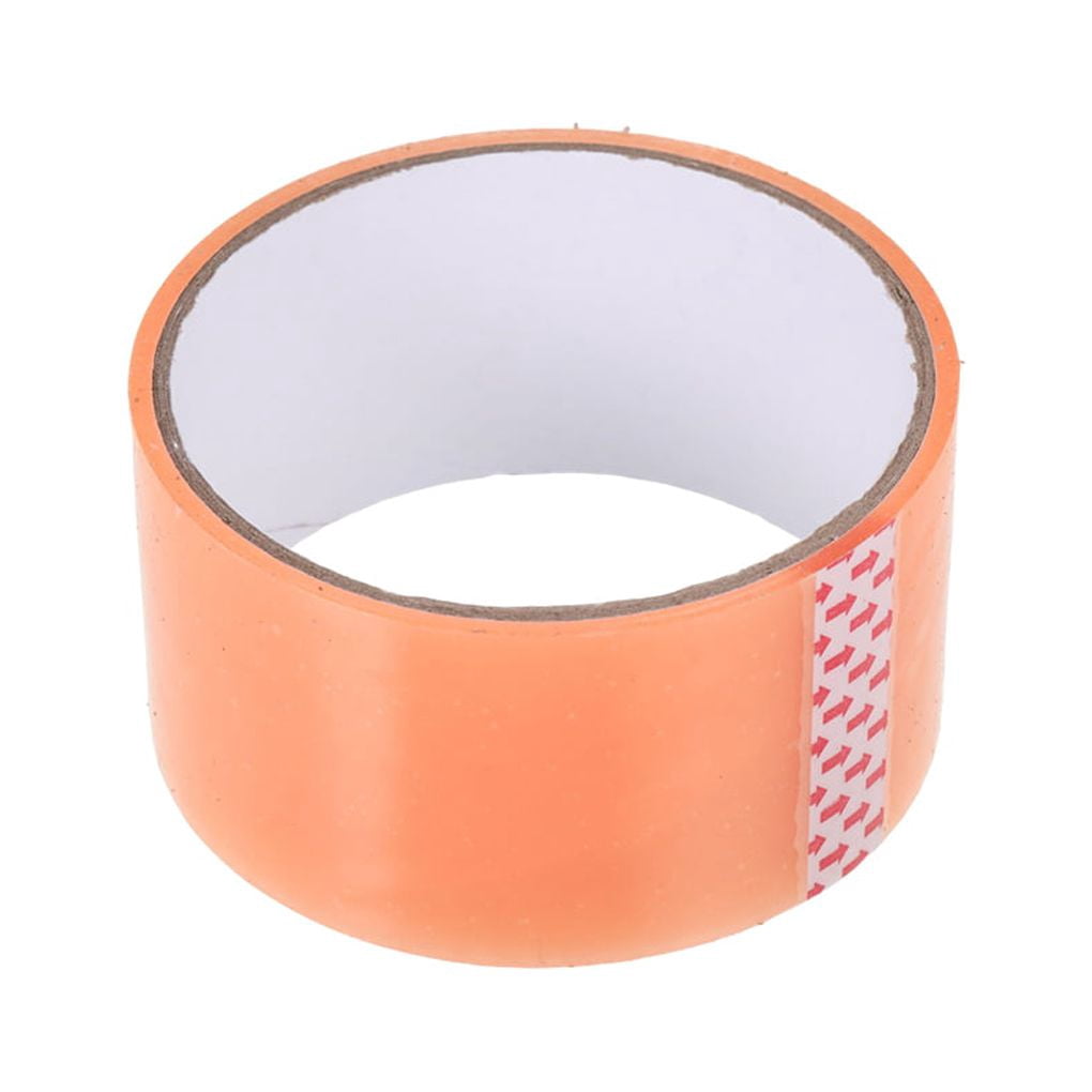 keepw Adhesive Tapes Sticky Ball Colorful Stress Relief Pearlescent Toy Decompression Artifact Party DIY Rolling Craft Children Orange