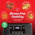 thumbnail image 4 of Kitchen Elite 3 Qt Digital Air Fryer, Countertop Nonstick Basket Oven, Black, 4 of 8
