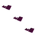 thumbnail image 3 of kurtrusly 1/2/3 Polyester Chenille Rug Carpet With Soft Texture Good Stepping Feeling And Strong Grip Prompt Deep Purple 50*80+50*50 3PCS, 3 of 6