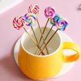 thumbnail image 4 of Coofit Dessert Spoon Stainless Steel Decorative Serving Spoon Stirring Spoon with Fork, 4 of 10