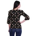 thumbnail image 4 of Moomaya T-Shirts Décontractés pour Femmes en Coton Grande Taille à Manches 3 /4 à Col Rond, 4 of 4