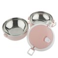 thumbnail image 2 of Abbracc container lunch box lunch box insulated container food container with 2 Pink02, 2 of 9