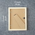 thumbnail image 2 of Rotating Center Spiral Droplets Desktop Adorn Photo Frame Display Art Painting Wooden, 2 of 3