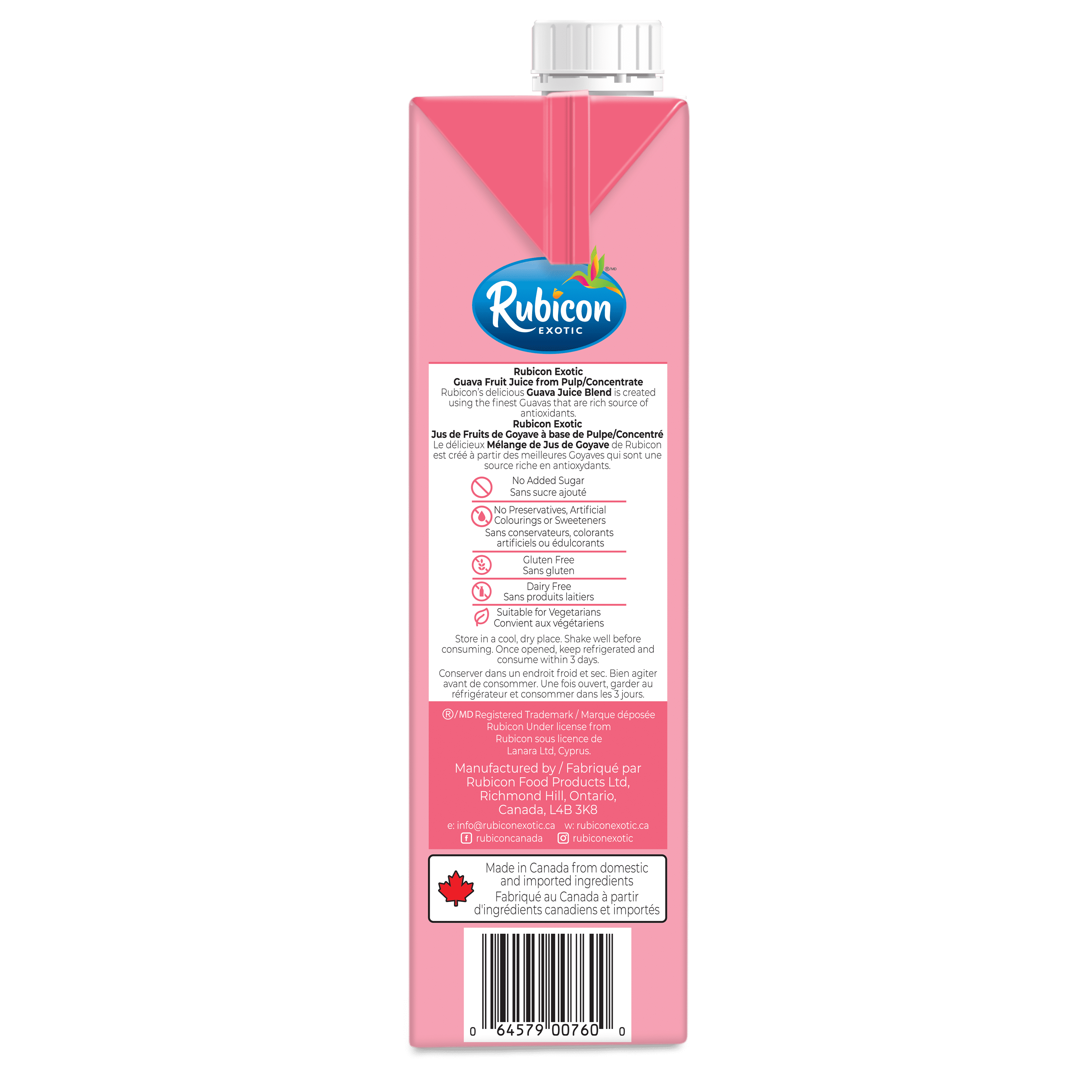 Rubicon Mélange de Jus 100 % Goyave