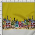 thumbnail image 1 of Soimoi Cotton Cambric Fabric Buildings Panel Decor Fabric Printed Yard 56 Inch Wide, 1 of 3