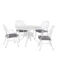 thumbnail image 1 of Homestyles Capri Ensemble de Salle à Manger Extérieur 5 Pcs en Aluminium Blanc, 1 of 7