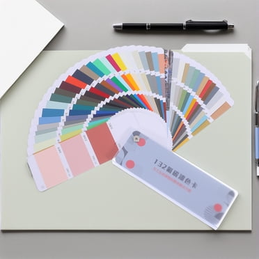 Minkissy 1 Ensemble Cartes d'Échantillons de Couleur de Peinture en Vrac avec des Couleurs Étendues pour Revêtements Intérieurs et Extérieurs