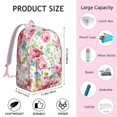 thumbnail image 2 of Rustic Farmhouse Floral School Backpack – Vintage Bloom Pattern Canvas Bookbag with Oxford Comfort and Secure Anti-theft Storage, 2 of 4